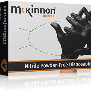 Gloves - Nitrile Powder Free pk100 (Black)