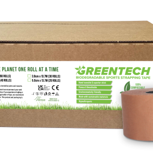 Greentech Strap It P Tape (Biodegradable & Latex Free) (2.5cm & 3.8cm x 13.7m)