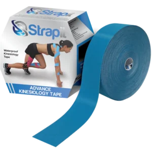 StrapIt Grip-It Advanced Waterproof Kinesio 5cm Blue (5m & 31.5m rolls)